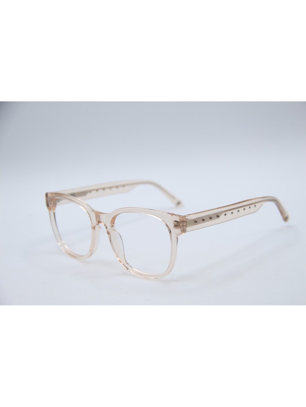 Muse 35-002848 22-335 Clear Beige Authentic Eyeglasses 53-20-145